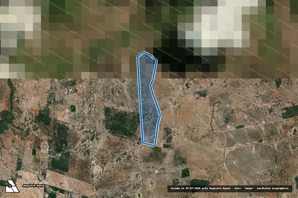 Imagem de satélite de Fazenda Terra Nova - Parte 3 em Itaberaba - BA