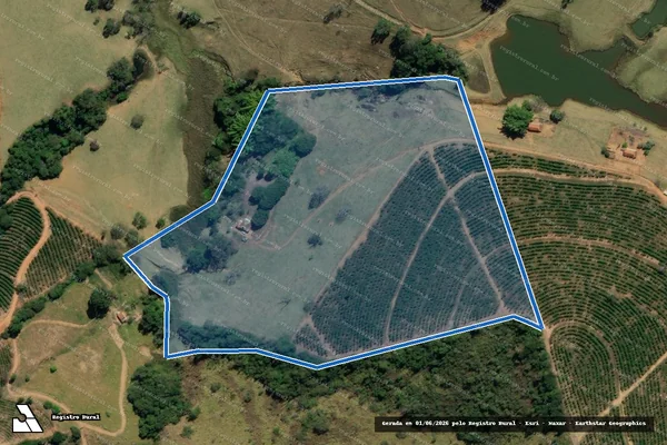 Imagem de satélite de FAZENDA PIRANGUINHA - PIRANGUINHO 6.382 em Cordislândia - MG