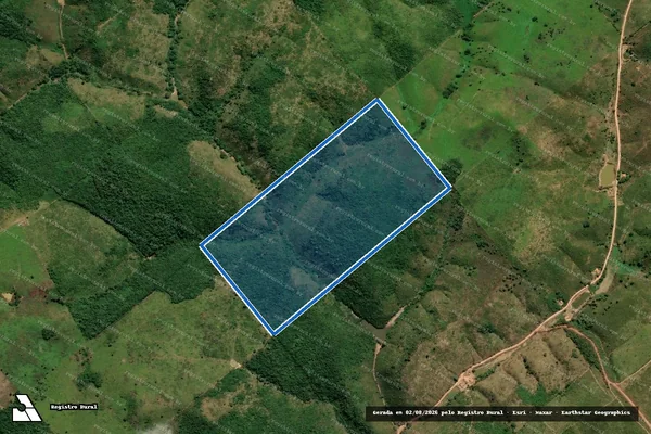 Imagem de satélite de LOTE Nº 62 DA GLEBA Nº 48 PIC BC - Parcela 1 em São Raimundo do Doca Bezerra - MA