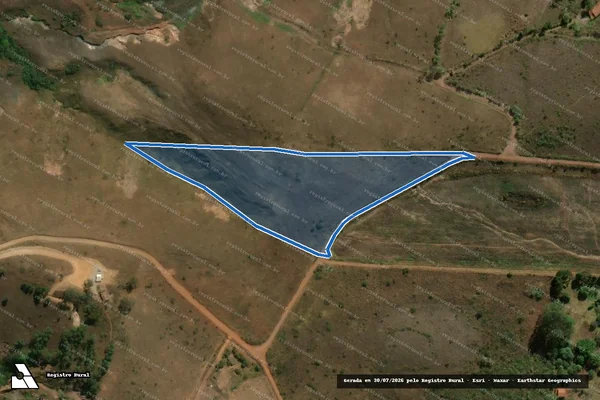 Imagem de satélite de Vargem dos Veludinhos - Gleba 64 em Itabirito - MG
