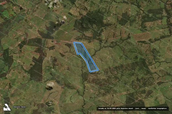 Imagem de satélite de Fazenda Santa Polonia - Parte 1 em Poxoréu - MT