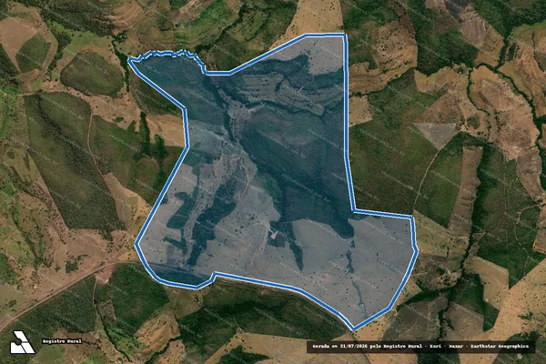 Imagem de satélite de LOTE N° 14, DO LOTEAMENTO PONTE ALTA, GLEBA 3-2ª ETAPA - 001 em Ponte Alta do Tocantins - TO