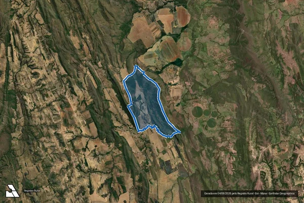Imagem de satélite de FAZENDA BISNAU - Parte 1 em Formosa - GO