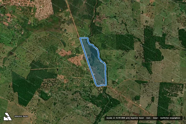 Imagem de satélite de Sitio Cobrinha - Parte 1 em Anastácio - MS