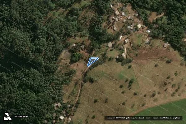 Imagem de satélite de ÁREA DE TERRA RURAL - GLEBA 01 em Chapecó - SC