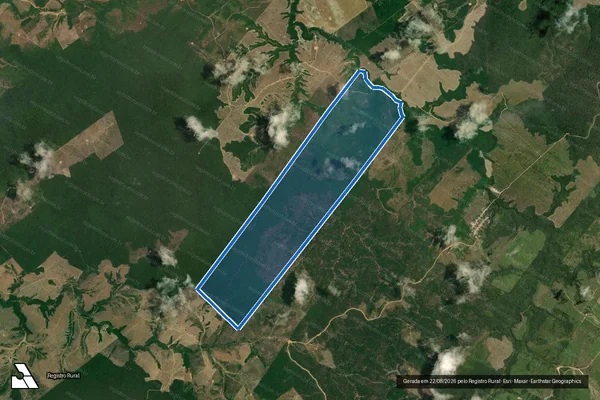 Imagem de satélite de FAZENDA IPUÍ - Parcela 1 em Itinga do Maranhão - MA