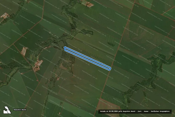 Imagem de satélite de Lote de terras rural sob n° 312-A da Gleba Encantado - Lote de terras rural sob n° 312-A da Gleba Encantado em Assis Chateaubriand - PR