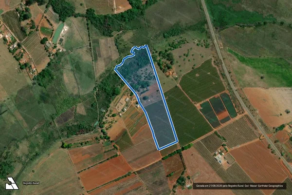 Imagem de satélite de Fazenda Esmeril, lugar denominado Ipanema - ÁREA TOTAL em Patrocínio - MG