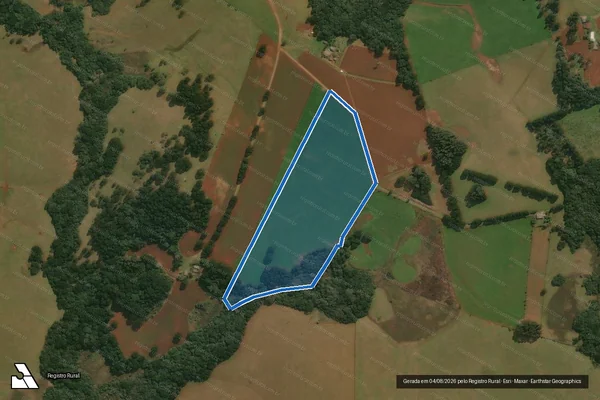 Imagem de satélite de RINCÃO DA ROCHA - 001 em Muitos Capões - RS