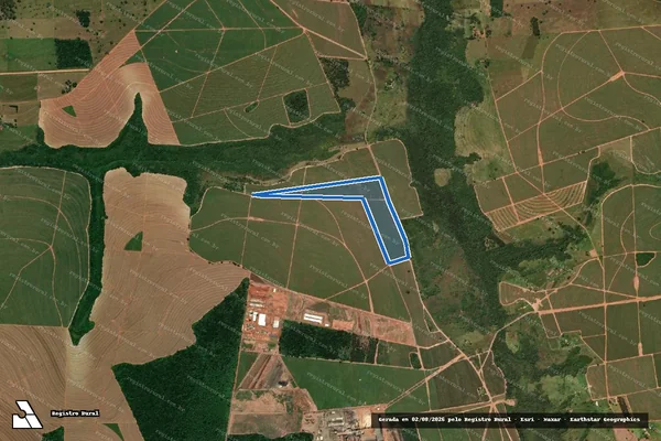 Imagem de satélite de Sítio Água Bonita Gleba A 3 - Sítio Água Bonita Gleba A 3 em Paraguaçu Paulista - SP