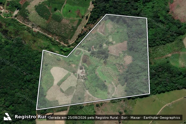 Imagem de satélite de PA BARRA AZUL ? LOTE 50 - Lote 50 em Palmares - PE