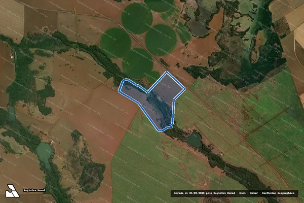 Imagem de satélite de Fazenda Lagoa do Cervo - Fazenda Lagoa do Cervo ? Gleba 02 em Vicentinópolis - GO