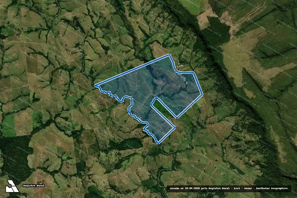 Imagem de satélite de Fazenda São Paulo - Parte 2 em Rio Branco - MT