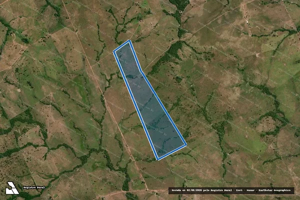 Imagem de satélite de Fazenda Impercol Lote 15 (PICBS - GL F) - Parte 01 em Arapoema - TO