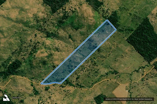 Imagem de satélite de LOTE 46, GLEBA 82, P.I.C. P.E.A.R - PARCELA 02 em Governador Jorge Teixeira - RO