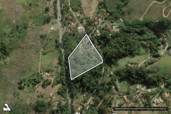 Imagem de satélite de Sitio ou Conceição e Chave de Jequitibá - Gleba 2 em Bom Jardim - RJ