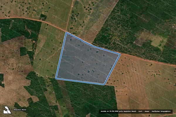 Imagem de satélite de FAZENDA CJUI - FAZENDA CAJUI em Colinas - MA