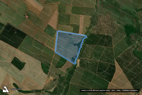 Imagem de satélite de ÁREA 2 - Gleba A em Bariri - SP