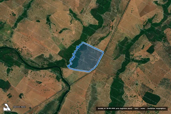 Imagem de satélite de FAZENDA ARIRANHA DO CORRENTE em Itarumã - GO
