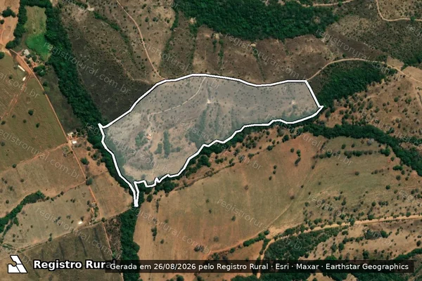 Imagem de satélite de Fazenda Brejo Grande - 001 em Vazante - MG