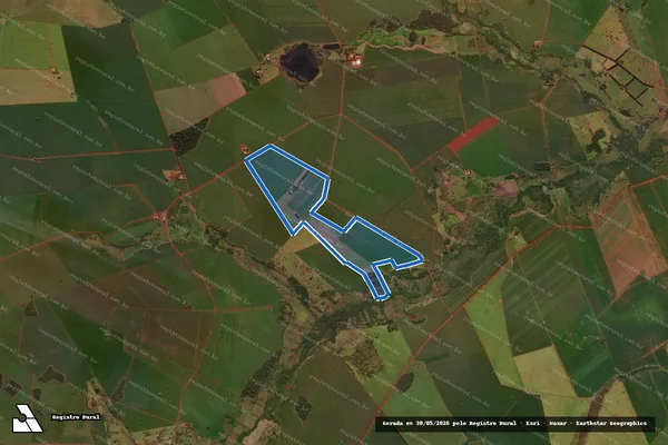 Imagem de satélite de Fazenda Canta Galo em Itaporã - MS