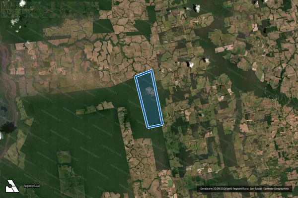 Imagem de satélite de FAZENDA CALIFORNIA II / FAZENDA CALIFÓRNIA II em Nova Monte Verde - MT