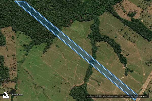 Imagem de satélite de Lote 32/A, Gleba 53, Projeto de Assentamento Dirigido Marechal Dutra - PARCEL UNICA em Monte Negro - RO