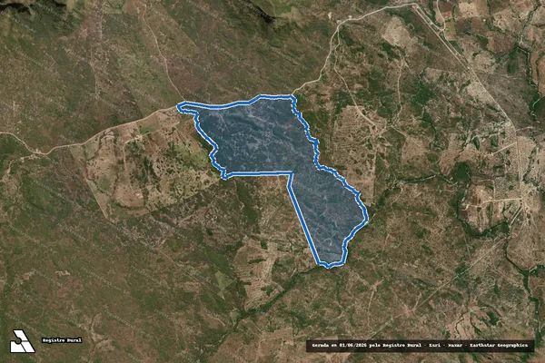 Imagem de satélite de FAZENDA DIAMANTE                - Parte 1 em Arraias - TO