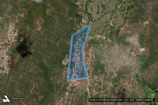 Imagem de satélite de LOTE 04 - PARCELA 01 em Jaguaretama - CE
