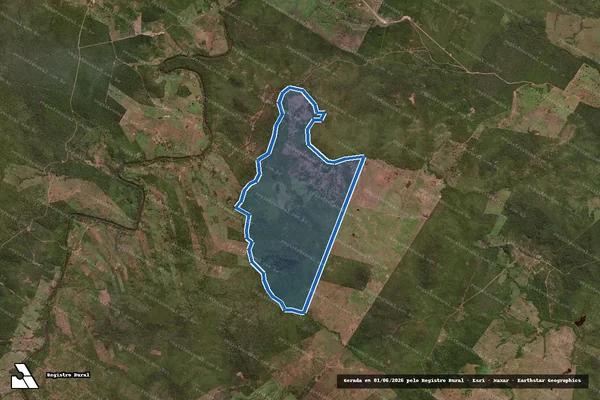 Imagem de satélite de FAZENDA COLINAS em Grajaú - MA