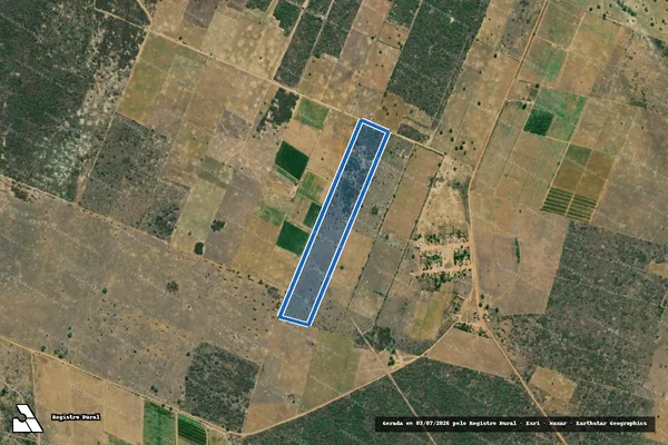 Imagem de satélite de Projeto de Assentamento Amazonas ? Lote 07 - Parte 1 em Parazinho - RN