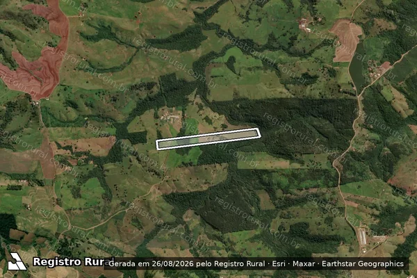 Imagem de satélite de Lote 70-B - Matrícula 1.277-Lote 70-B em Mandaguari - PR