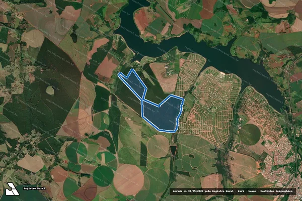 Imagem de satélite de Fazenda Itália - Parte 1 em Itaí - SP