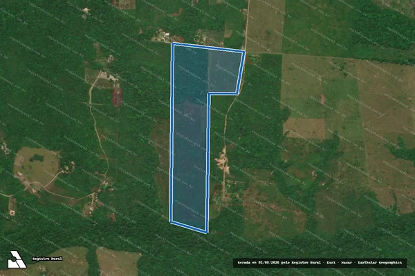 Imagem de satélite de Fazenda Bacabal ? Lote 24 - Parte 1 em Castanhal - PA