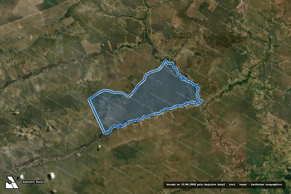 Imagem de satélite de Fazenda Formoso do Rio Guará - Fazenda Formoso do Rio Guará ? Remanescente em Correntina - BA