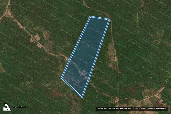 Imagem de satélite de FAZENDA BANANAL (GLEBA 01) - Parte 10 em Caxias - MA