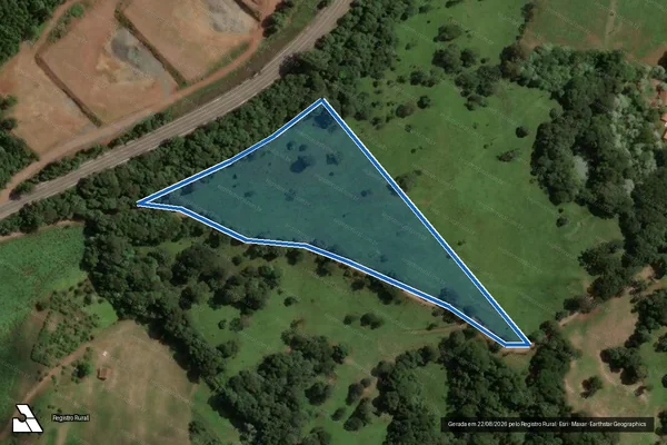 Imagem de satélite de PROJETO DE DESMEMBRAMENTO RURAL - Lote Gleba-02 em Concórdia - SC