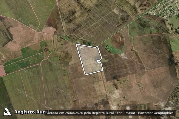 Imagem de satélite de Reccontin_Sede - Parcela 1 em Arambaré - RS