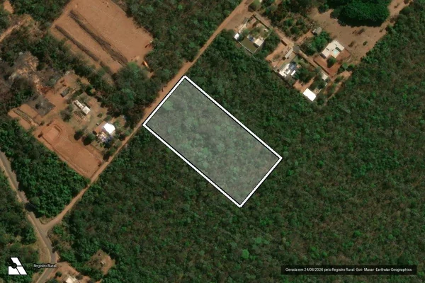 Imagem de satélite de Gleba D-6, Lagoa Rica - Parte 1 em Campo Grande - MS