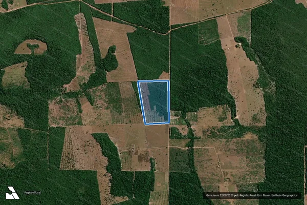 Imagem de satélite de LOTE 09, SETOR 06, GLEBA LT 80 / LOTE 09