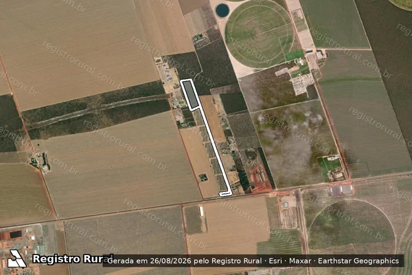 Imagem de satélite de SÍTIO SANTA LAURA - REMANESCENTE em Luís Eduardo Magalhães - BA
