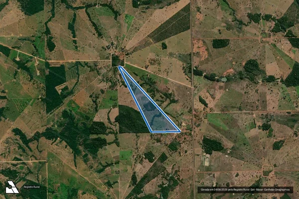 Imagem de satélite de P.A ANTÔNIO CONSELHEIRO/Lote 196 - Parte 1 em Tangará da Serra - MT
