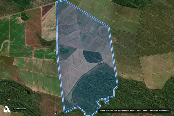 Imagem de satélite de FAZENDA CACHOEIRINHA - FAZENDA CACHOEIRINHA em Santa Rita do Tocantins - TO