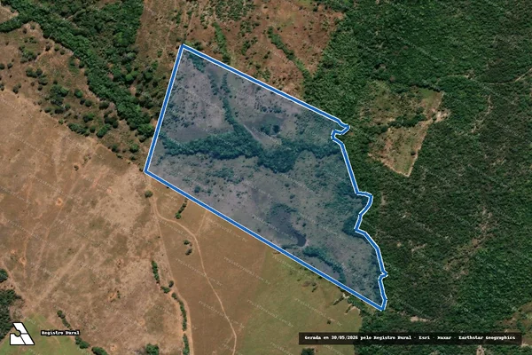Imagem de satélite de Fazenda André - PARTE 1 em Amaralina - GO