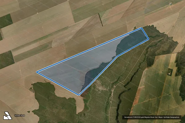 Imagem de satélite de Fazenda Vô Carlito - Gleba 02 - Gleba 02 em Riachão das Neves - BA