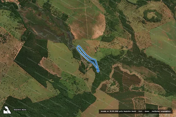 Imagem de satélite de Fazenda São José do Campo Alegre (Remanescente) em Cassilândia - MS