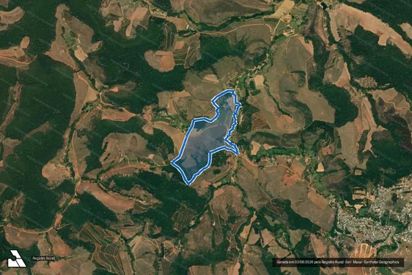 Imagem de satélite de SÍTIO ONÇA - Parte 1 em Paula Cândido - MG
