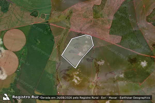 Imagem de satélite de FAZENDA ESTRELA - PARTE1 em Santa Helena de Goiás - GO