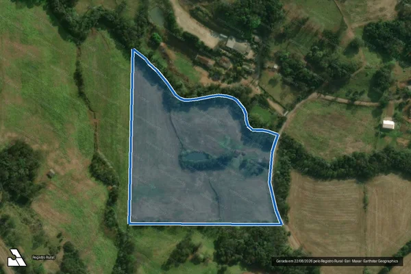 Imagem de satélite de PARTE DO LOTE RURAL N 116-E - PARTE 01 DO LOTE RURAL N 116 em São Miguel do Oeste - SC