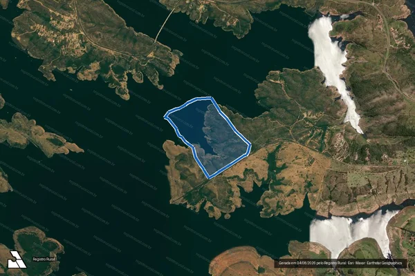 Imagem de satélite de Fazenda Barreiro - Gleba 01 em Catalão - GO
